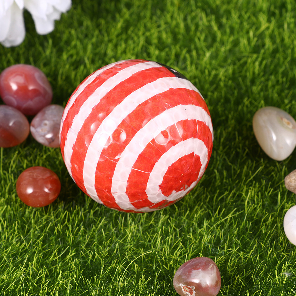 Golf Ball Premium - Hochwertiger mehrfarbiger Golf-Trainingsball mit doppellagiger Konstruktion,