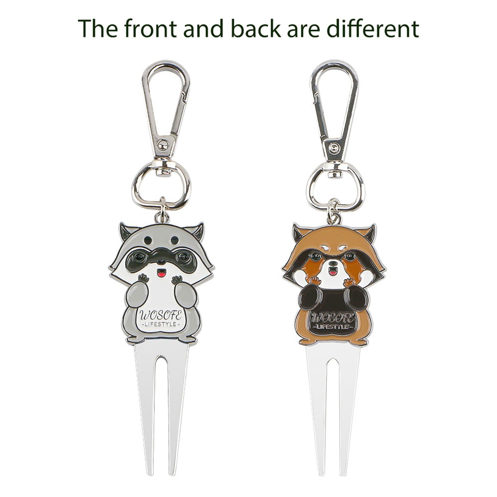 Golf Equipment Gifts - Golf-Divot-Tool-Gadgets: Multifunktionale Golf-Reparaturgabel für Putting Greens
