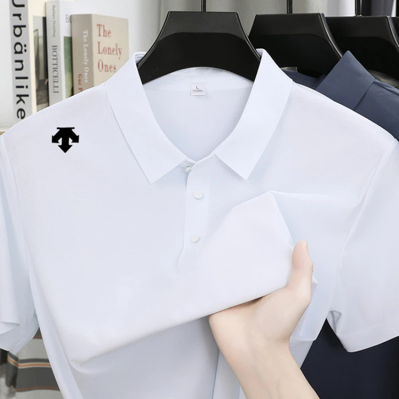 Golf Equipment Brands - Herren Luxus-Poloshirts mit Stickerei, Sommer-Kurzarm-Oberteile, Atmungsaktiv,