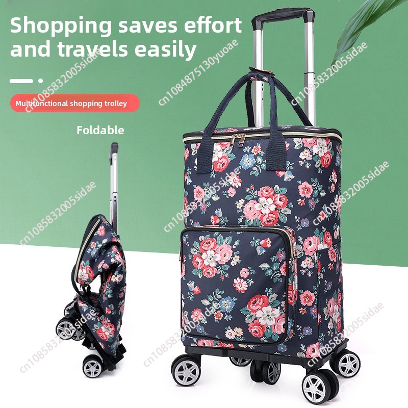 Pull Cart Fold - Neuer Einkaufswagen aus Zinnfolie, Isolierung und