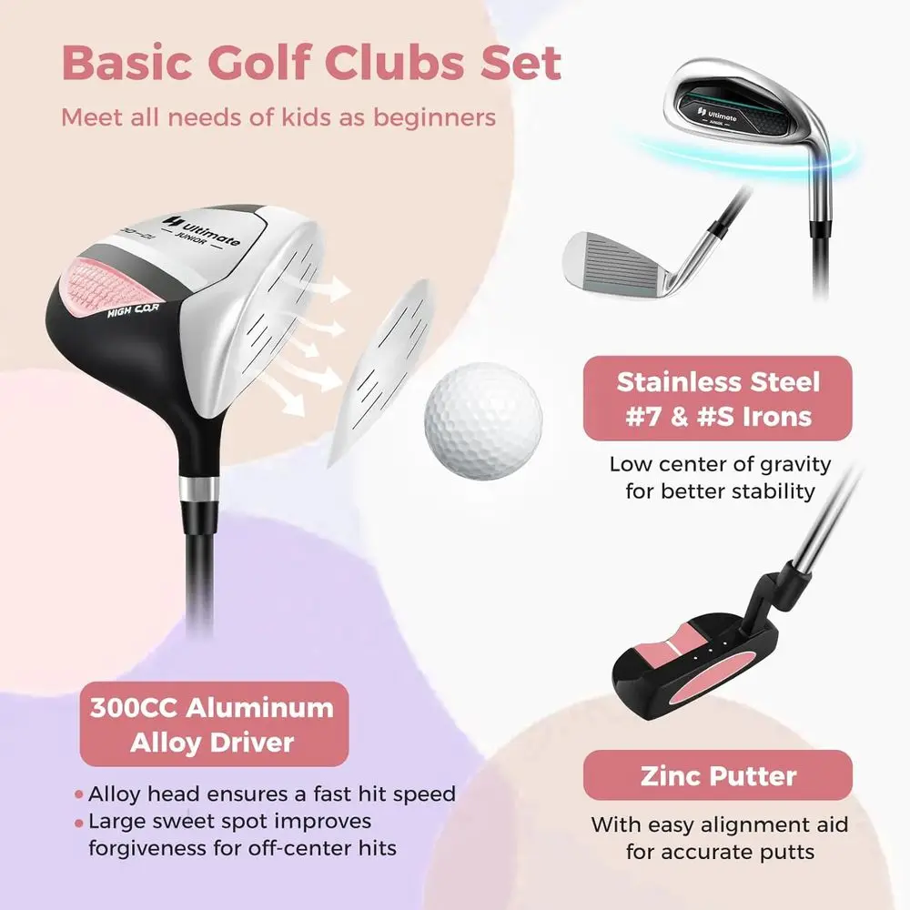 Jugend-Golfschläger-Set mit St – Golf Equipment Kids Bewertung und Preis