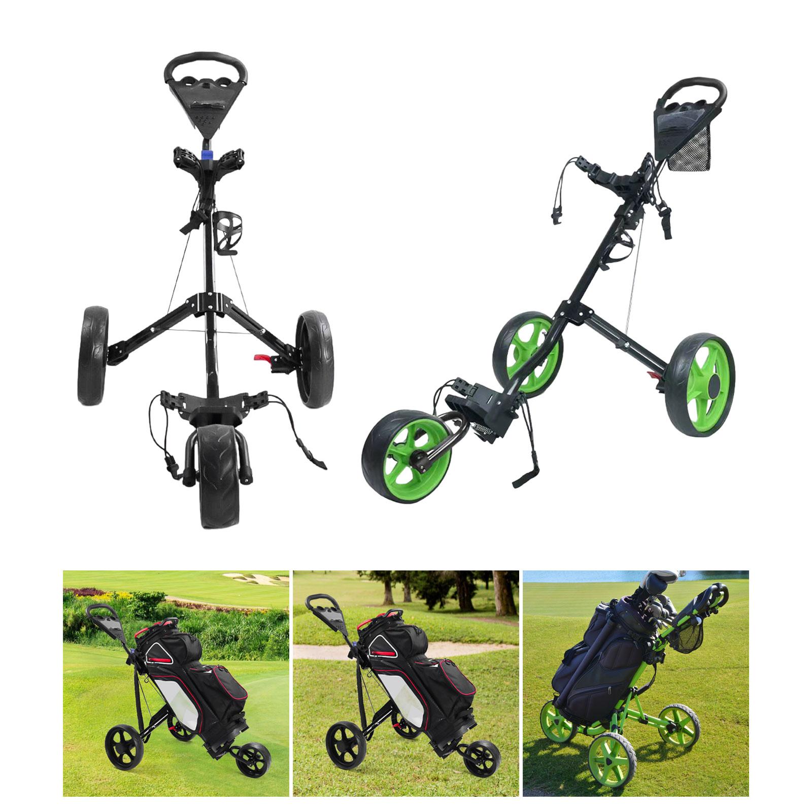 Golf-Laufwagen mit Handbremse, – Pull Cart Fold Bewertung und Preis