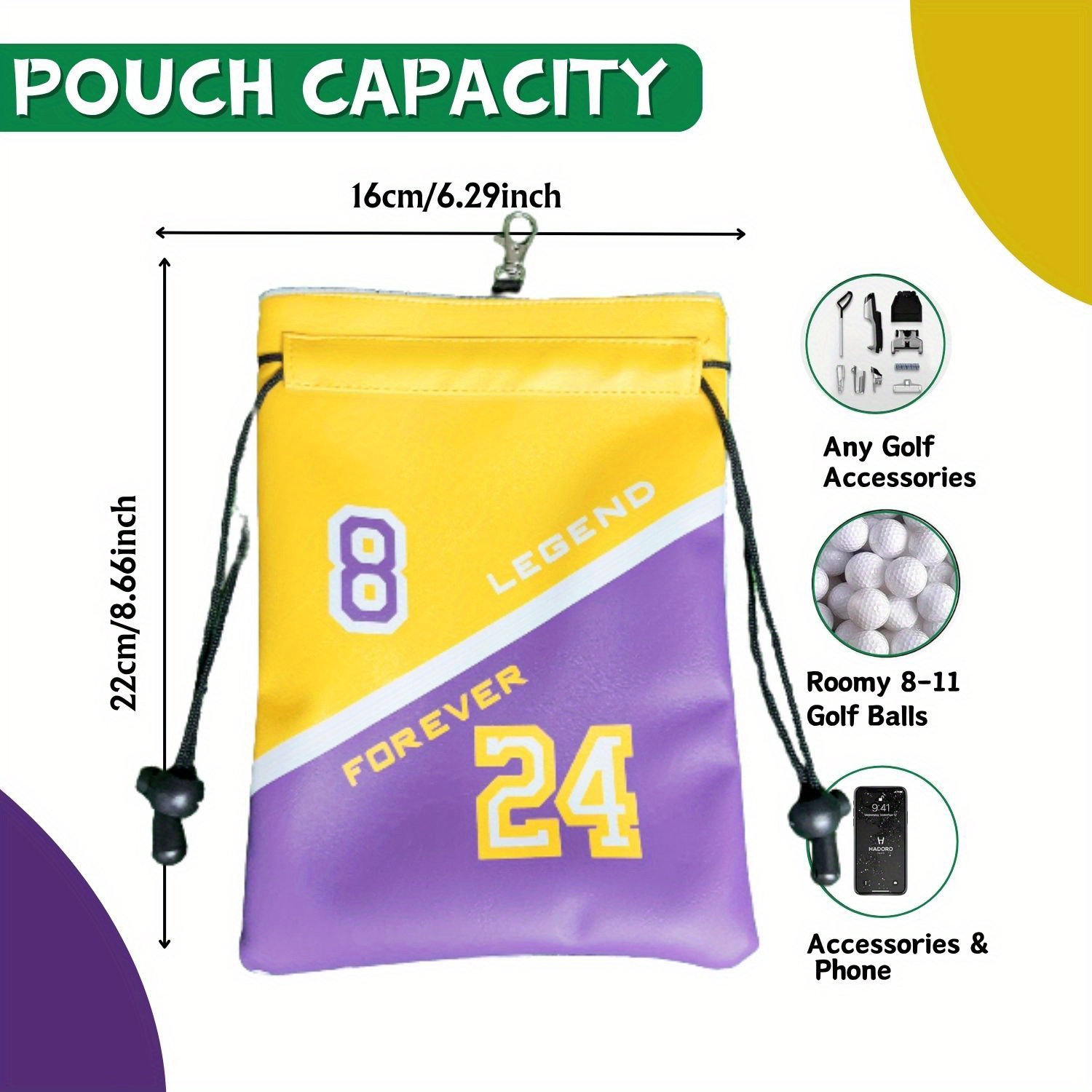 Lustige Golf-Wertsachen-Tasche – Golf Ball Premium Bewertung und Preis