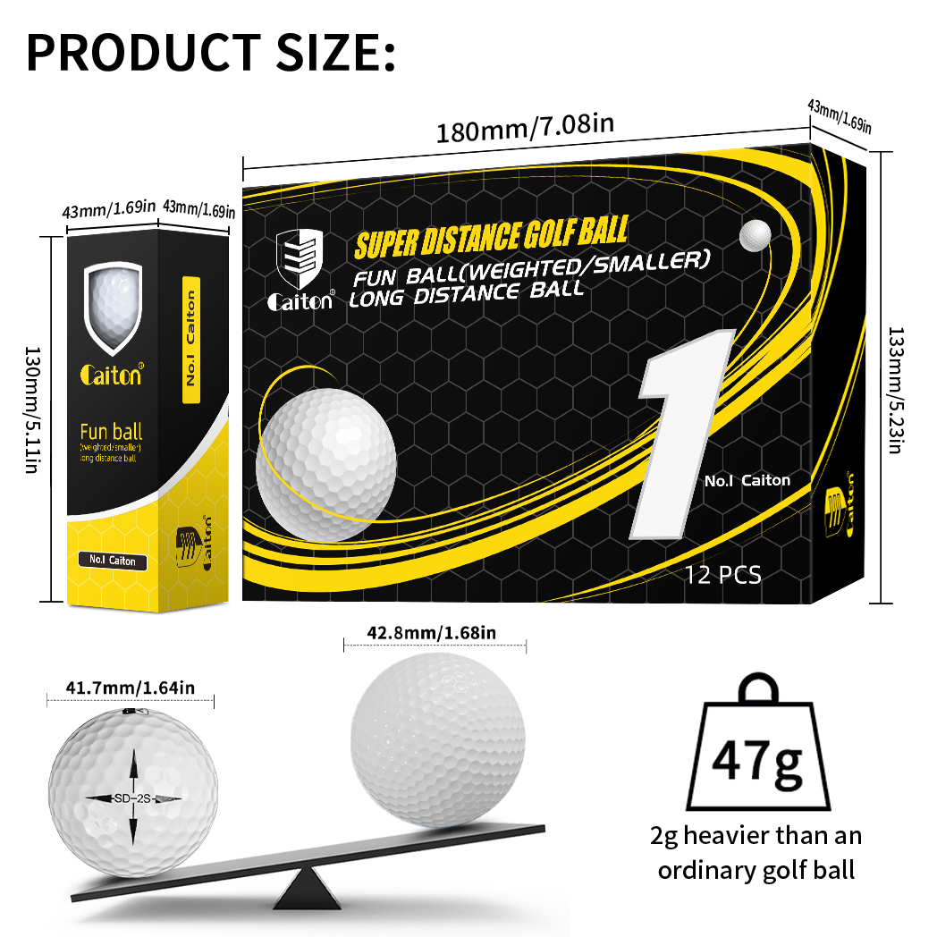 Caiton Ultimate Golfbälle, 12/ – Golf Ball Premium Bewertung und Preis