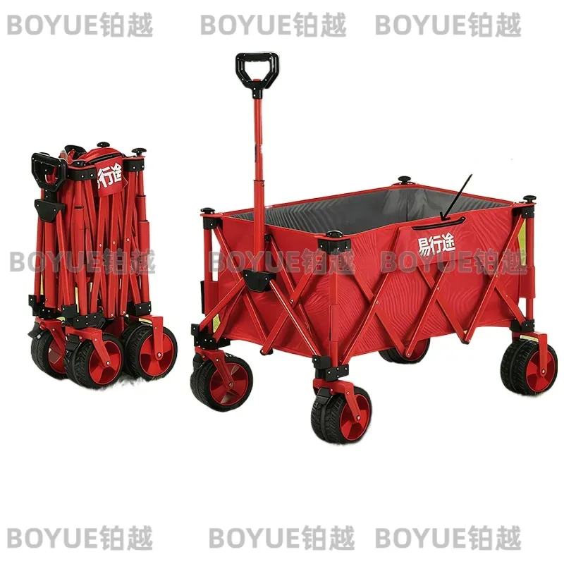 Tragbarer Express-Angelwagen,  – Pull Cart Fold Bewertung und Preis
