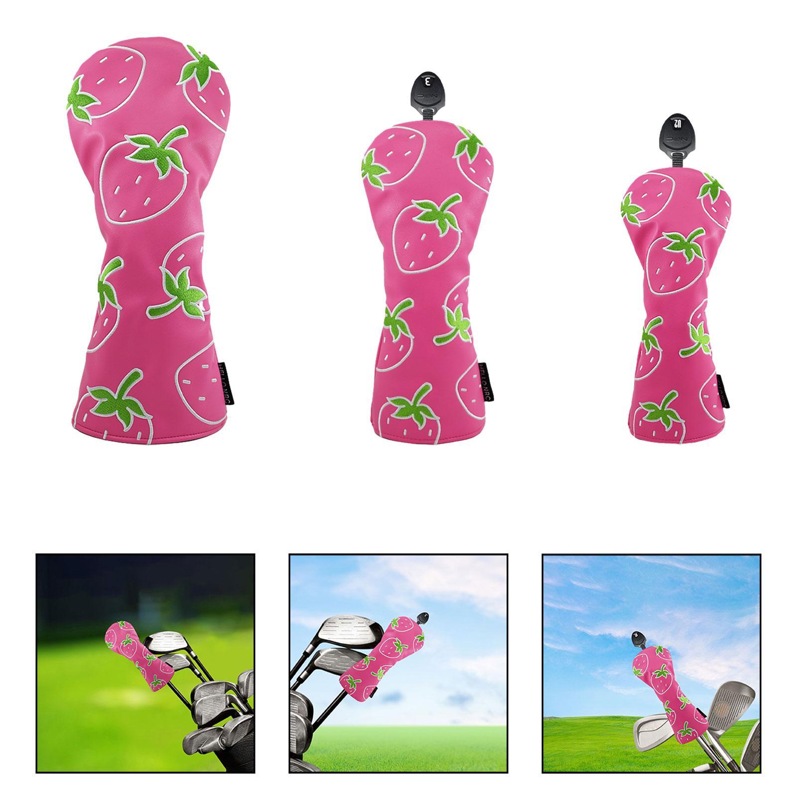 Erdbeere bedruckte Holzschläge – Golf Equipment Gifts Bewertung und Preis