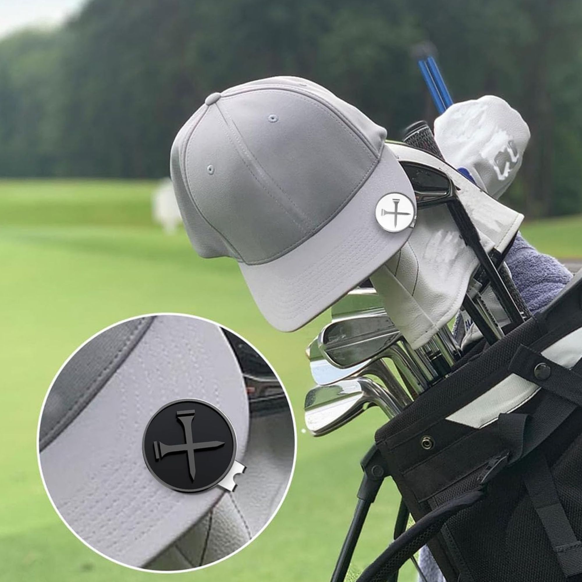 4 Stück Golfball-Marker mit pe – Golf Ball Premium Bewertung und Preis