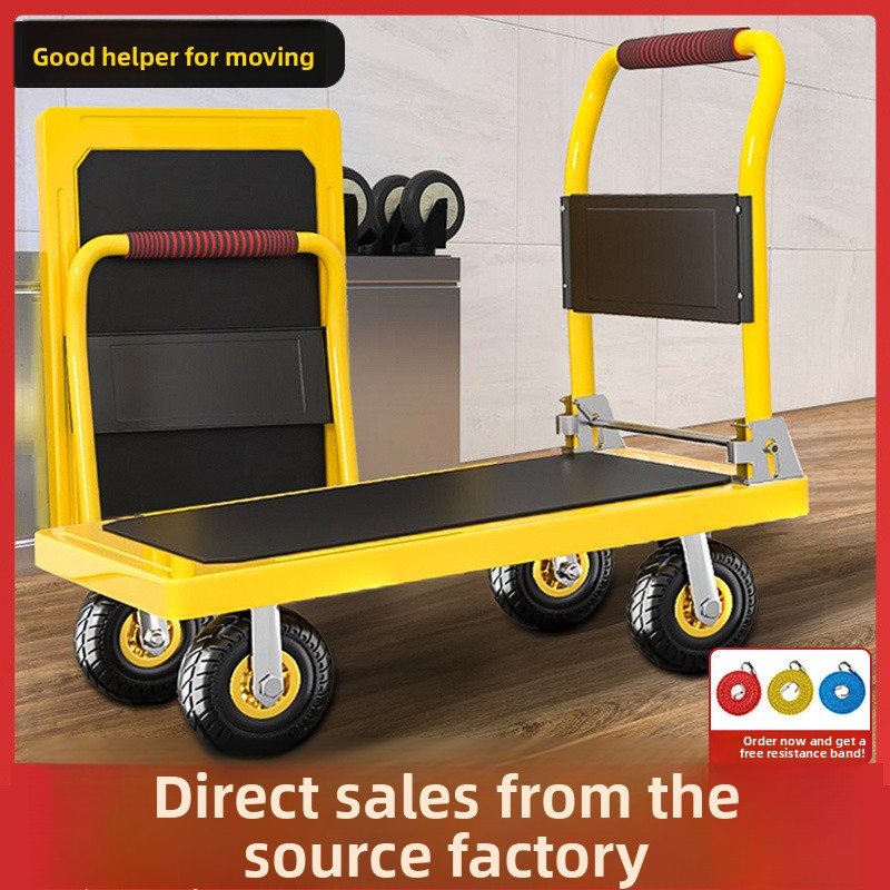 Klappbarer Flachbett-Handwagen – Pull Cart Fold Bewertung und Preis