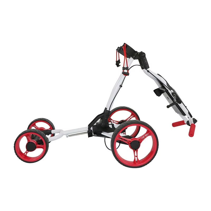 Golf-Schiebewagen mit 4 Rädern – Pull Cart Fold Bewertung und Preis