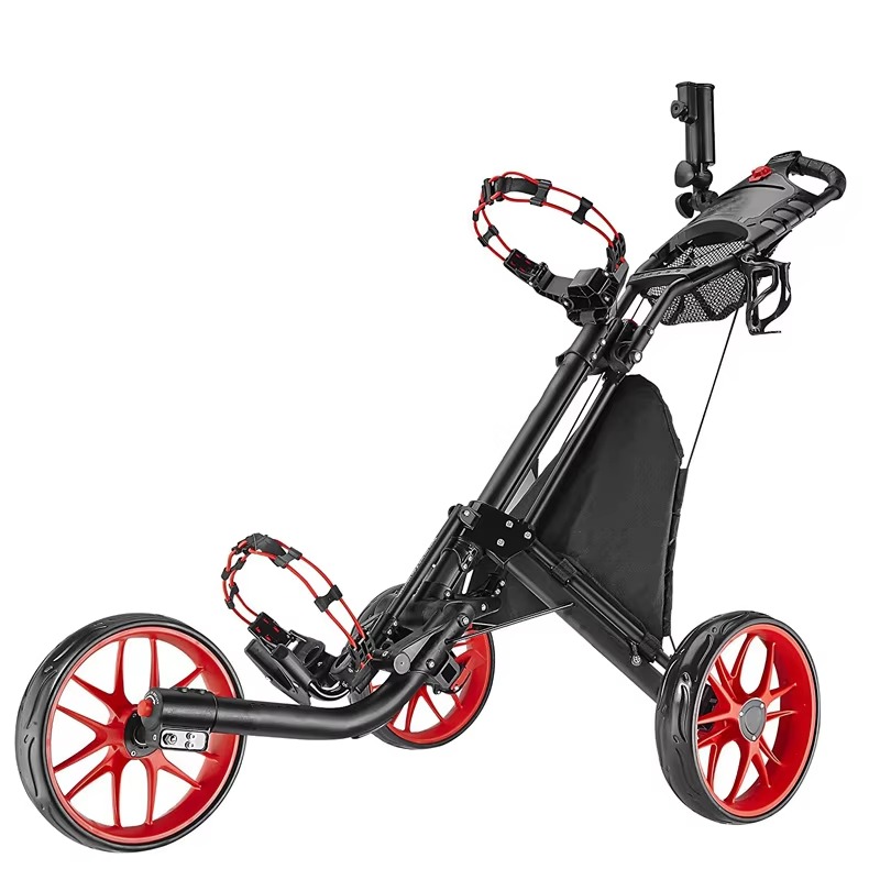 Golf-Schiebewagen mit 4 Rädern – Pull Cart Fold Bewertung und Preis