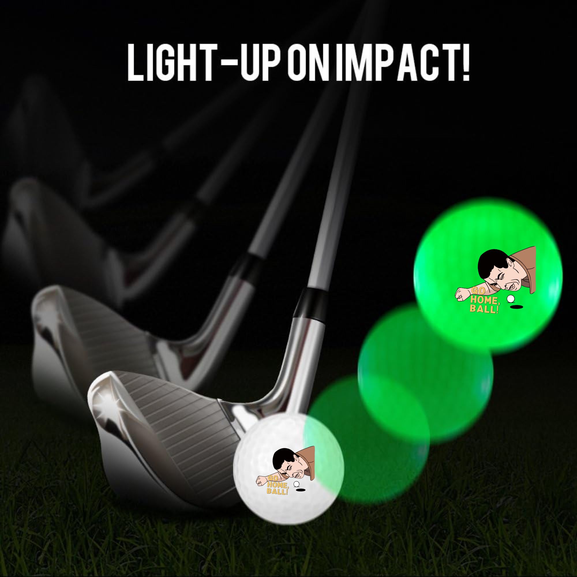 4 Stück im Dunkeln leuchtende  – Golf Equipment Gifts Bewertung und Preis