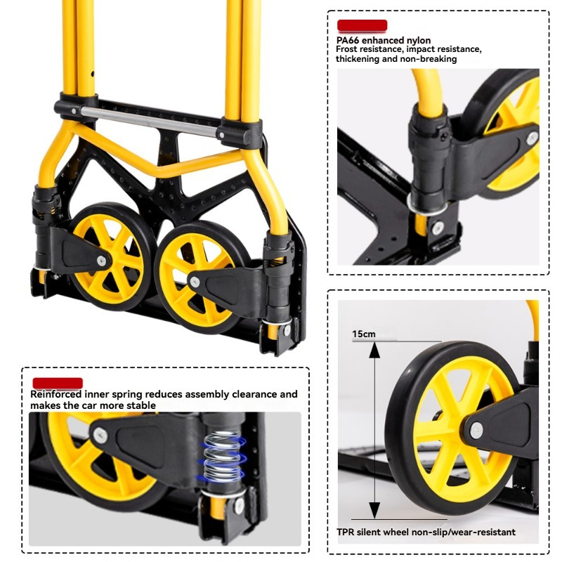 Leichter, faltbarer, tragbarer – Pull Cart Fold Bewertung und Preis