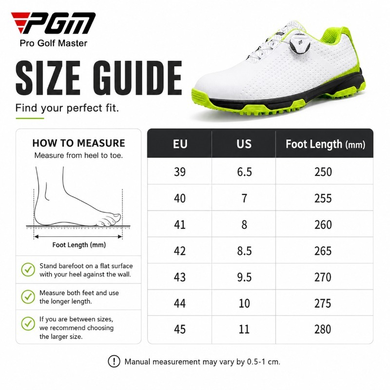 PGM Herren-Golfschuhe, wasserd – Golf Equipment Brands Bewertung und Preis
