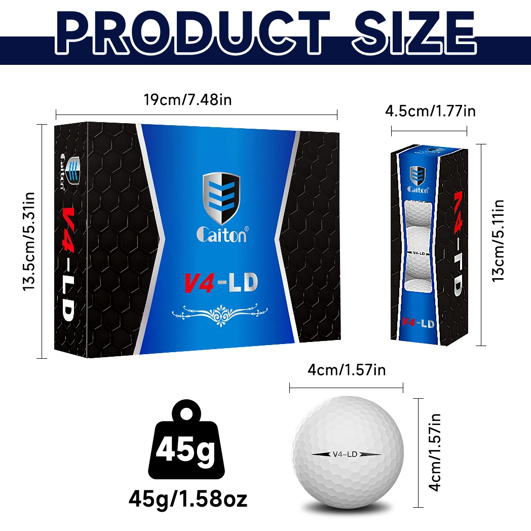 Caiton 12/6/3 Stück Pro-Golfbä – Golf Ball Premium Bewertung und Preis